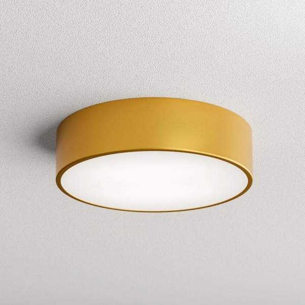 Złota lampa sufitowa 137623619792 okrągła z czujnikiem