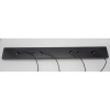 Wisząca lampa na listwie Linea XT068-4P Step nad wyspę czarna