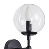 Loftowa lampa DORADO LP-002/2W BK Transp. Light Prestige kinkiet do sypialni czarny przezroczysty
