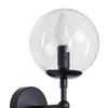Loftowa lampa DORADO LP-002/2W BK Transparent Light Prestige kinkiet do sypialni czarny przezroczysty