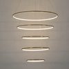 Pierścieniowa lampa wisząca Ring Slim MSE1501100163 Moosee LED 105W 3000K z pilotem złota
