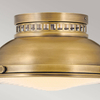 Metalowa lampa sufitowa Amelia HK-AMELIA-F-M-HB retro mosiądz