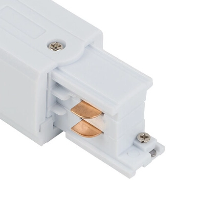 Zasilanie końcowe szynoprzewodu CTLS POWER END CAP 8232 Nowodvorski uziemienie lewe do 3-fazowej szyny natynkowej 230V biała