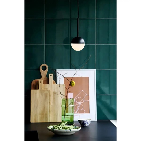 Lampa wisząca do salonu kulista CONTINA 2113153003 czarny