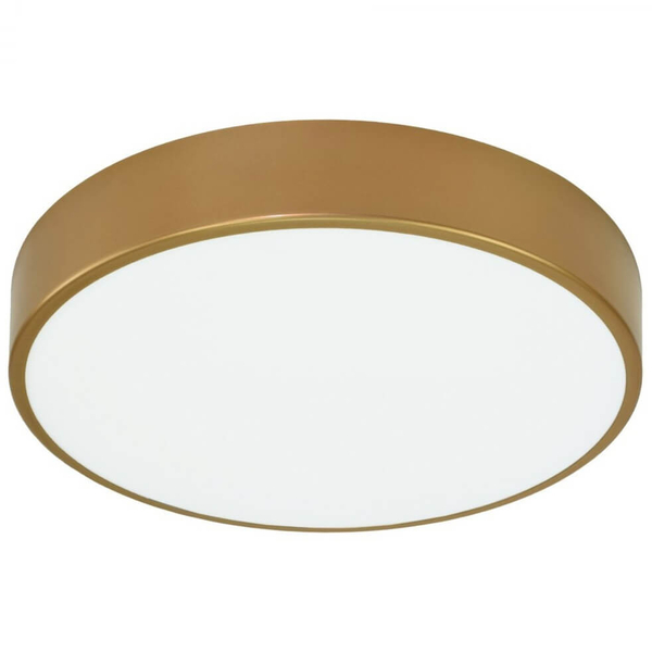 Złota lampa sufitowa 137623622013 do przedpokoju czujnik