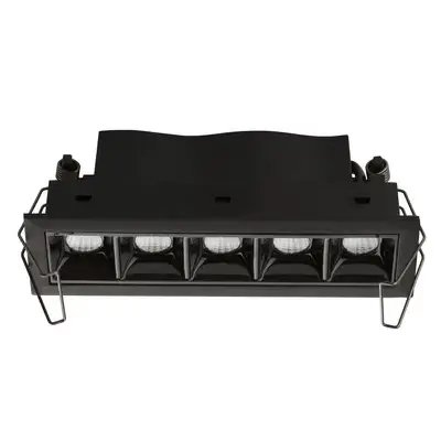 Lampa sufitowa podtynkowa CALINDA LE65121 LED 2W 3000K na taras IP32 czarny