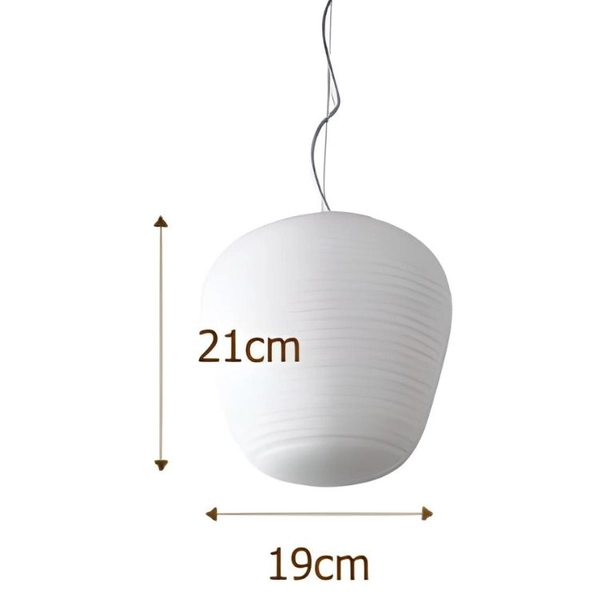 Lampa wisząca CGHIVEP Copel zwis kokon nad stół biały