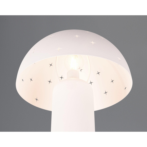 Lampka nocna grzybek Seta R51361031 efekt gwiazd biała