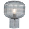 Szklana stołowa lampa Demarius DEM4223 grzybek niebieski