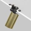 Podtynkowa lampa sufitowa Calipso C110CL-01-GU10-BS czarny mosiądz