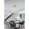 Nasufitowa lampa TESSORA DL107-64423 LED 36W 2700-6000K z pilotem nikiel
