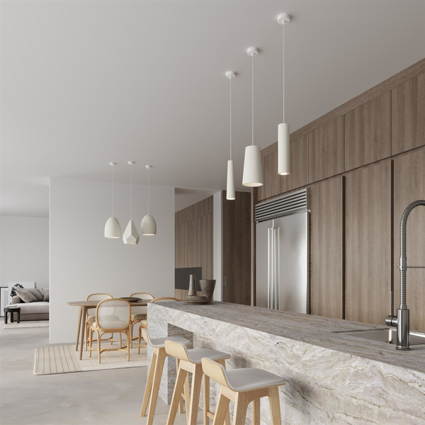 Ceramiczna lampa wisząca SL.0844 do przedpokoju biała