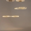 Lampa pierścieniowa wisząca Krone P097PL-L45BS3K LED 45W 3000K mosiądz