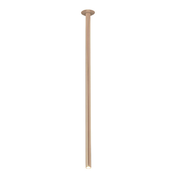 Salonowa sufitowa lampa ALHA 9434 Dohar podłużna tuba platynowa