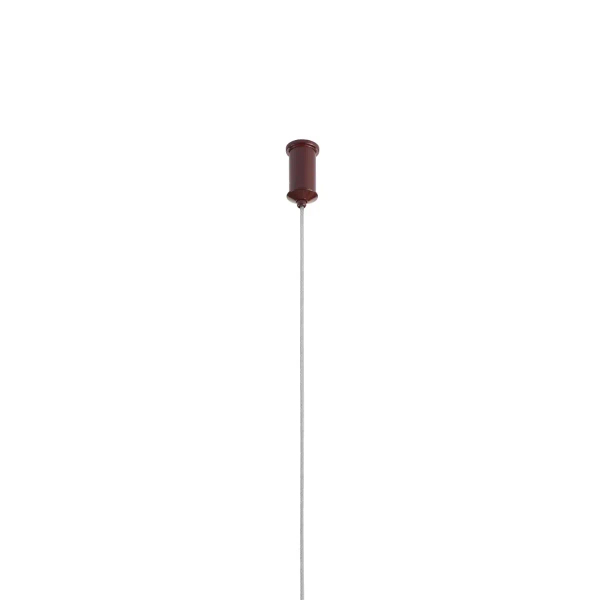 Wisząca lampa do sypialni MODERNO DN1506 burgundowa 4xG9 balls