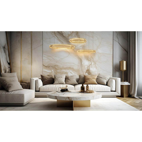 Potrójna lampa wisząca Liberty MSE1501100189 Moosee LED 74W 3000K złota