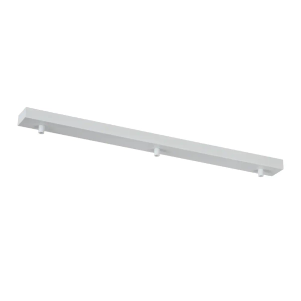 Podłużny uchwyt do lampy Universal base SPR-BASE-03-W metalowy biały