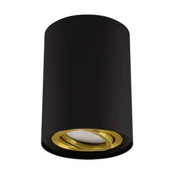 Plafon na sufit Hary 4240 Ideus tubka cylinder do jadalni czarny złoty