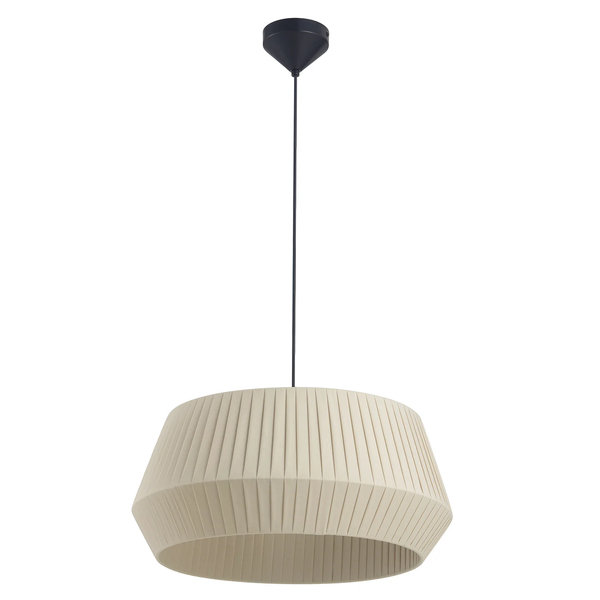 Wisząca lampa plisowana Dicte 2112373009 Nordlux nad stół beżowa