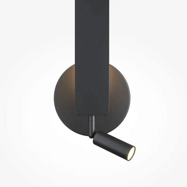 Regulowany kinkiet naścienny Combo MOD214WL-L8B3K1 czarny