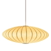 Wisząca lampa SILK ST-2328-50 Step Into Design owalna tkanina biała