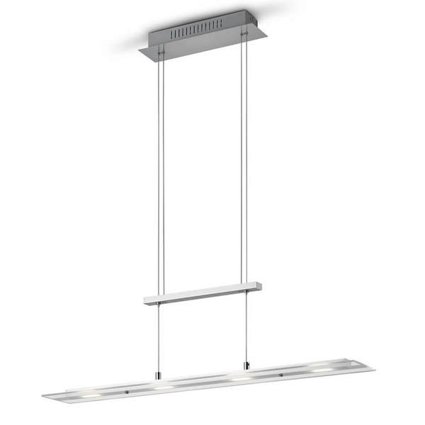 Wisząca lampa Milos R32004107 LED 20W 3000K metalowa srebrna