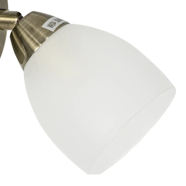 Ścienna lampa vintage 8417/1 21QG z regulacją mosiądz