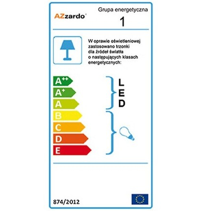 Ścienna lampa sypialniana Burn szklana glamour chrom