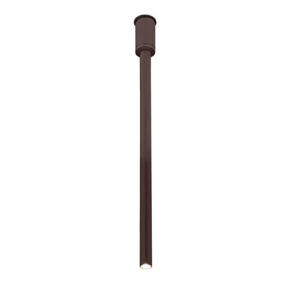 Sufitowa podłużna lampa sopel ALHA 9681 Dohar metalowa brązowa