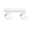 Sufitowa lampa podwójna Kendal LP-6331/2WS TR/WH z regulacją biała