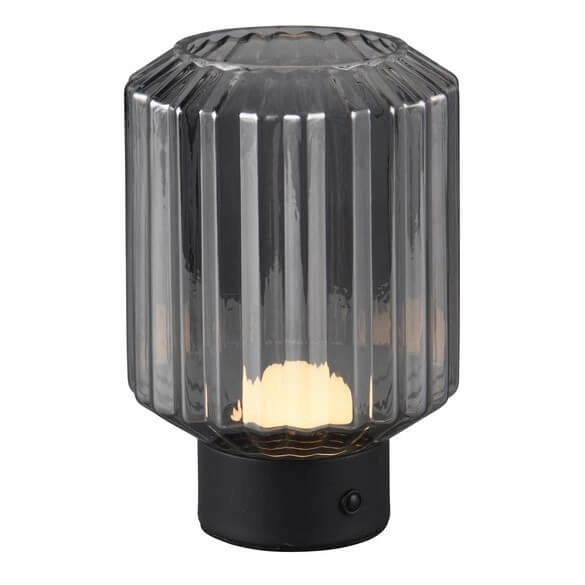 Lampka na stolik nocny Lord R57761154 LED 2W 3000K czarna przydymiona