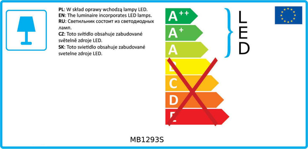 Ścienna LAMPA łazienkowa MELOMI MB1293S Italux kinkiet OPRAWA podłużna LED 12W 3000K nad lustro IP44 chrom biała