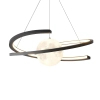 Ringowa lampa wisząca Moon LWS-MOON LED 3000K księżyc czarny