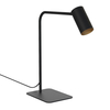 Czarna lampa nocna Mono 7716 regulowana tuba stojąca na biurko