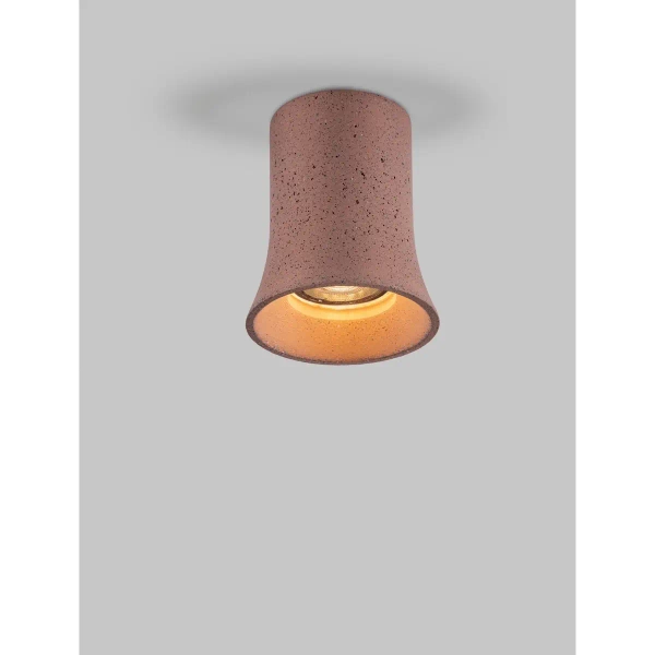 Minimalistyczna lampa sufitowa ZORVELA LE45301 do salonu czerwony