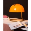 Pomarańczowa lampa stojąca Cato nowoczesna na komodę