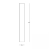 Lampa reflektor sufitowy 23224 tuba zwis do kuchni czarny