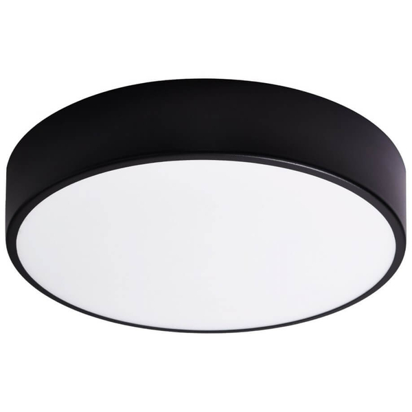 Przysufitowa lampa czarna 137623619785 plafon do sypialni z sensorem ruchu