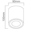 LAMPA sufitowa Rullo Nero Track Orlicki Design metalowa OPRAWA do systemu szynowego 1-fazowego czarna