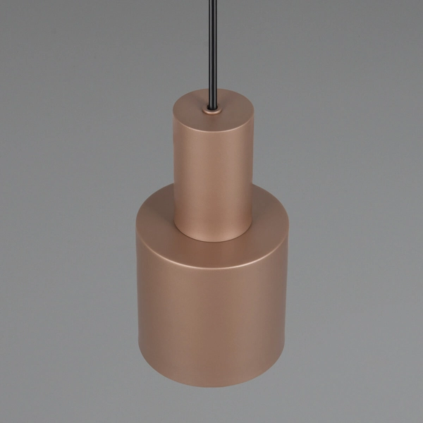 Lampa wisząca ELIOR DL165319400 Trio z regulacją walec brązowy