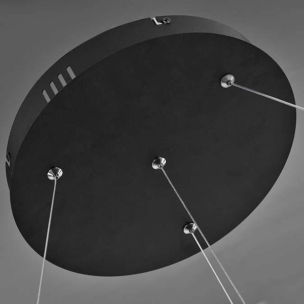 LAMPA wisząca MDECO SLIM/000013/3000/W kwadratowa OPRAWA metalowa LED 64W 3000K zwis ramki białe