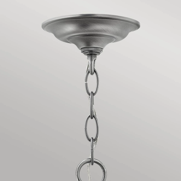 Zwisająca lampa na łańcuchu Gentry HK-GENTRY-P-S-PW Hinkley srebrna