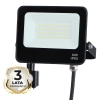 Garażowy halogen EKN1626 LED 30W 4000K PIR prostokątny IP65 czarny