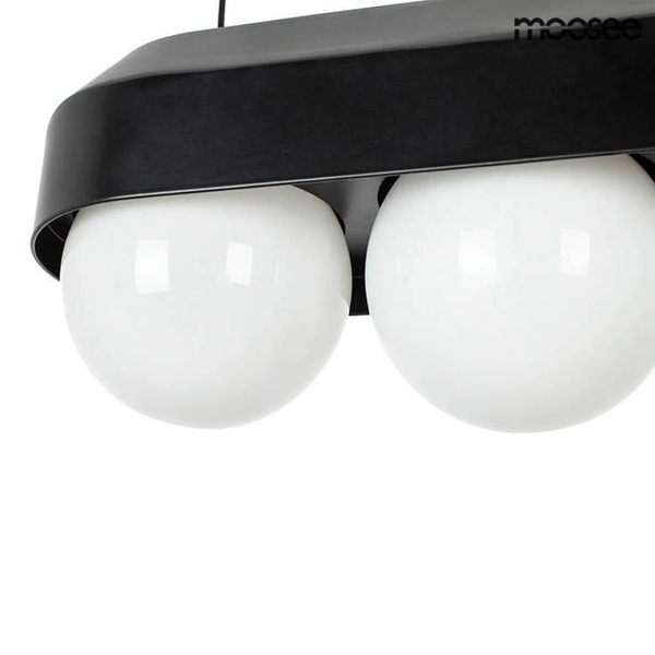 Lampa wisząca Drops MSE010100273 bubbles biała czarna