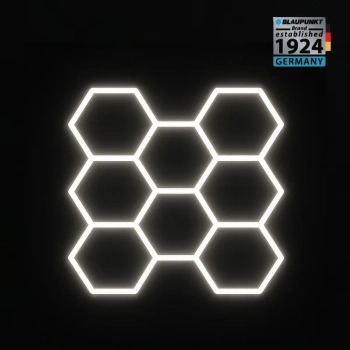 Lampa geometryczna sufitowa HEX-440-Y15-V13-PS1 LED 252W 4000K IP54 biała