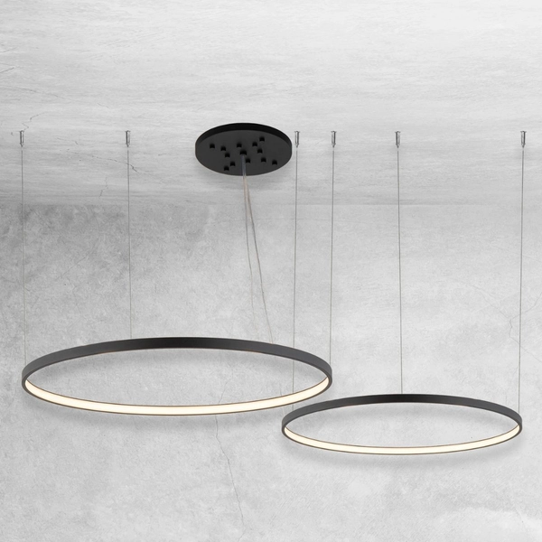 Lampa wisząca ring Agari Multi 5432 Shilo LED 127W 3000K koła czarne
