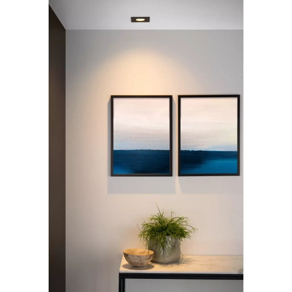 Lampa sufitowa na korytarz TUBE 22955/01/30 Lucide punktowa czarna