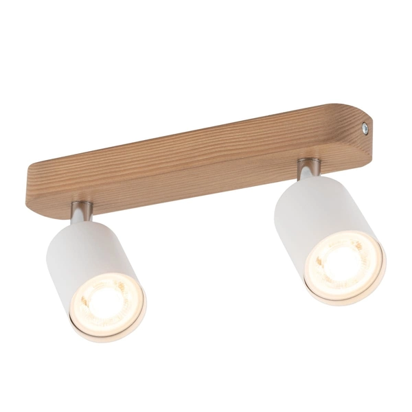 Drewniana lampa sufitowa Top Wood 3295 TK Lighting reflektorowa biała