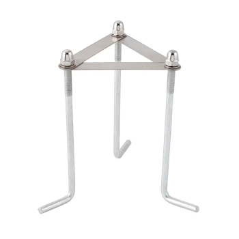 Metalowy element montażowy do słupków TANGO 81013 srebrny