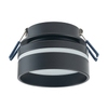 Lampa podtynkowa punktowa Mljet 10493 Nowodvorski tuba okrągła czarna